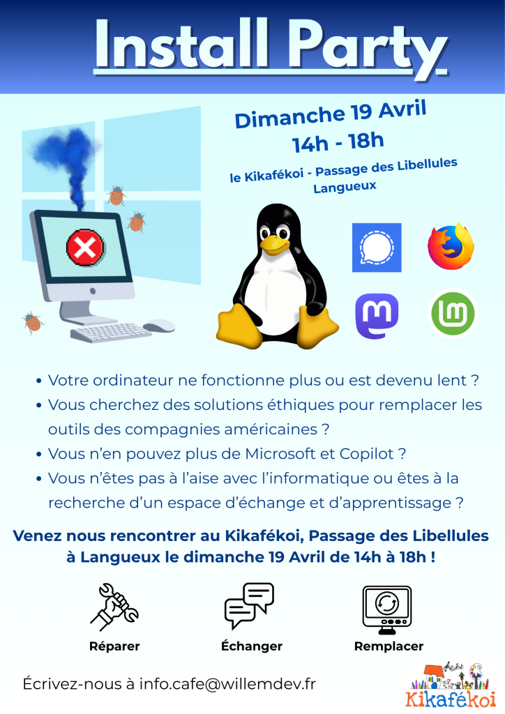 L'affiche de l'Install Party